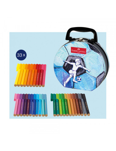 Flomaster set Faber Castell 1/33 Connector Fudbal 155538