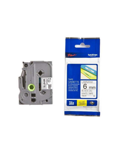 TZe-211 crna na belo 6mm