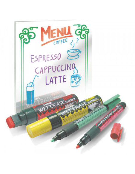 Marker tečna kreda Pentel Weterase SMW26 crvena Marker tečna kreda Pentel Weterase SMW26 crvena