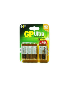 Baterija GP ultra alkalna LR06 AA 4+2
