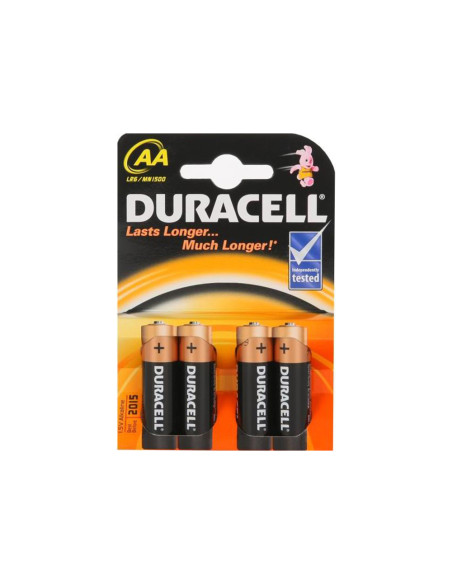 Baterija LR 6 alkalna Duracell AA 1/4 blister Baterija LR 6 alkalna Duracell AA 1/4 blister