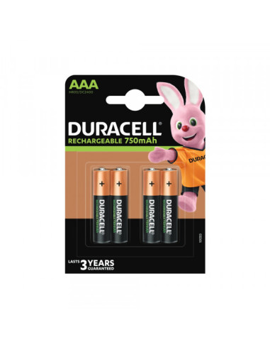Baterija punjiva R3 750 mah Duracell 1/4