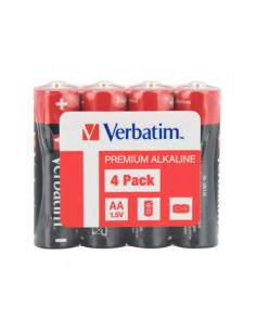Baterija LR 6 alkalna Verbatim AA 1/4 blister