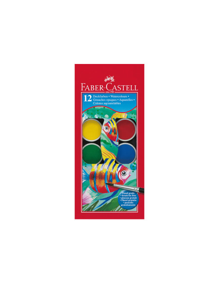 Vodene boje Faber Castell 1/12 125012/125018 Vodene boje Faber Castell 1/12 125012/125018