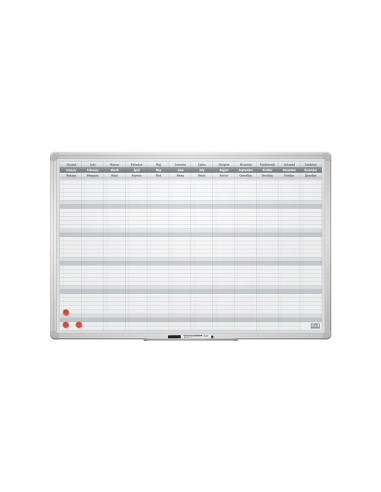 Planer tabla 2x3 TP005, godišnja 60x90cm alu ram