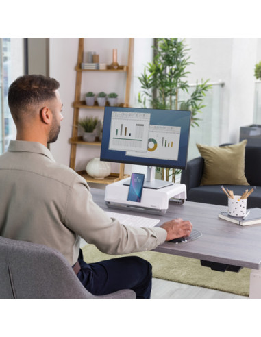 Postolje za monitor Fellowes Breyta bela 100016561