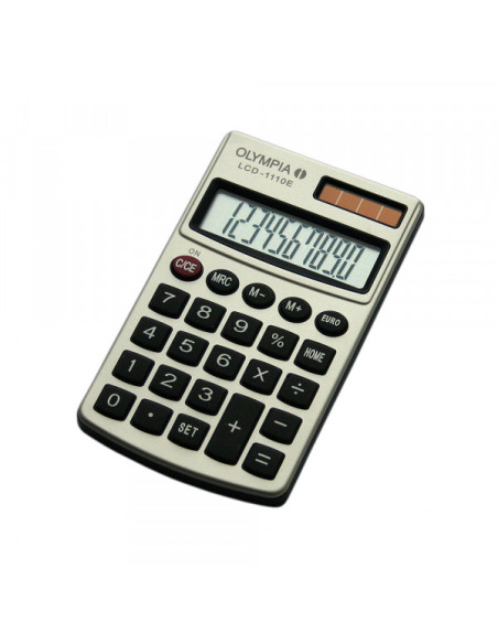 Kalkulator Olympia LCD 1110E Euro, silver