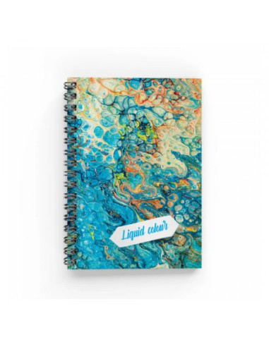 Sveska A4 Liquid color spirala sk 100l (HL)