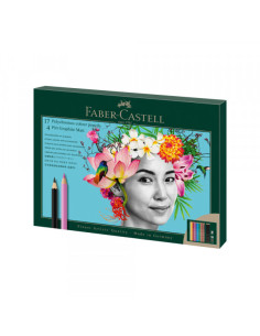 Drvene Bojice Faber Castell Polychromos 1/23 + pitt graph mat 210052