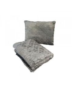 Putno ćebe Memoform Relax 2u1 sivo