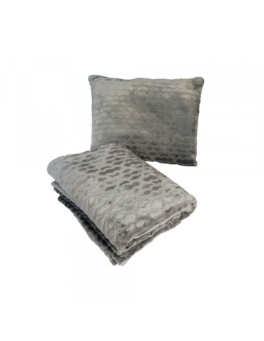 Putno ćebe Memoform Relax 2u1 sivo