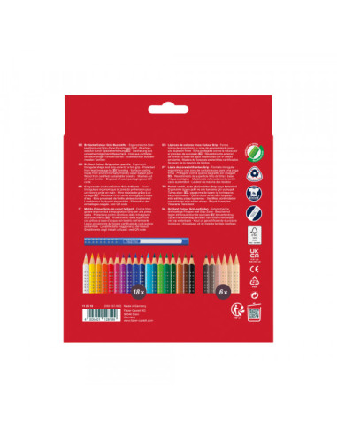 Drvene bojice Faber Castell GRIP Skin Tones 1/18+6 112819