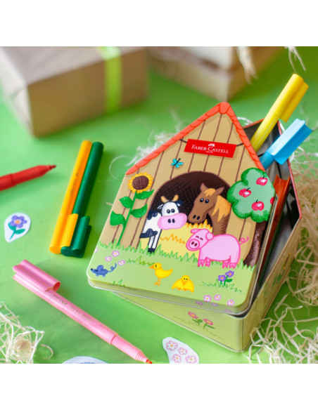 Flomaster set Faber Castell 1/18 Connector Farma 155539 Flomaster set Faber Castell 1/18 Connector Farma 155539