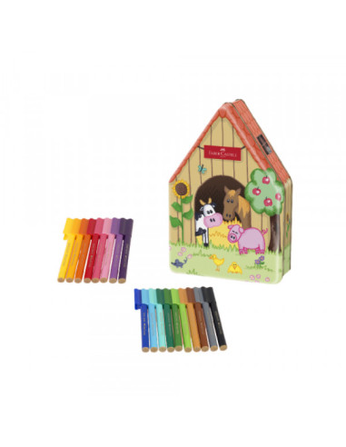 Flomaster set Faber Castell 1/18 Connector Farma 155539