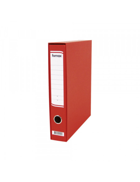 Registrator FORNAX A4 sa kutijom crveni uski Registrator FORNAX A4 sa kutijom crveni uski