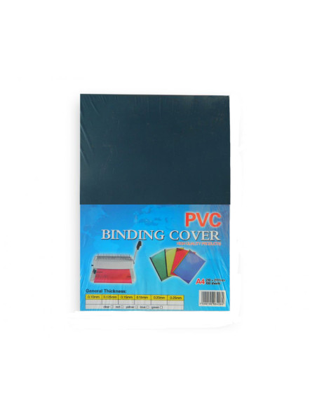 Folija za koričenje PVC A4 180 mic. providna