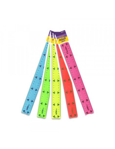 Lenjir 30cm flexibile u boji