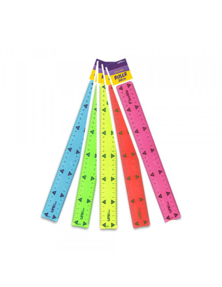 Lenjir 30cm flexibile u boji