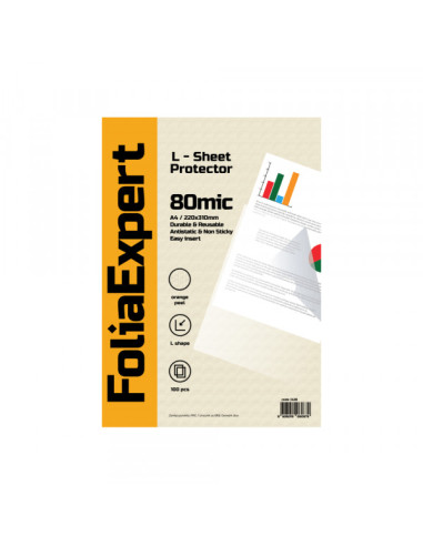 L folija 80 mic 1/100 FOLIAEXPERT A4+ Orange Peel