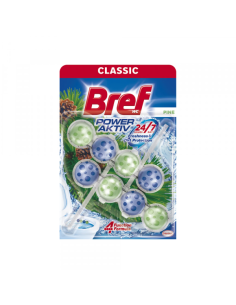 Osveživač za WC šolju Bref kuglice 2x50g 2/1 pine