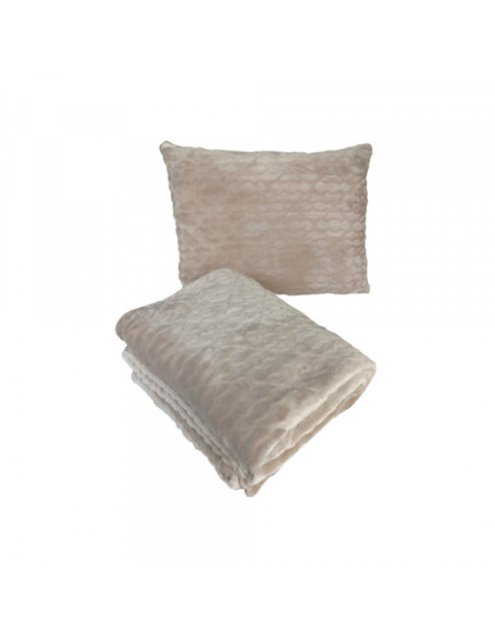 Putno ćebe Memoform Relax 2u1 krem/drap Putno ćebe Memoform Relax 2u1 krem/drap