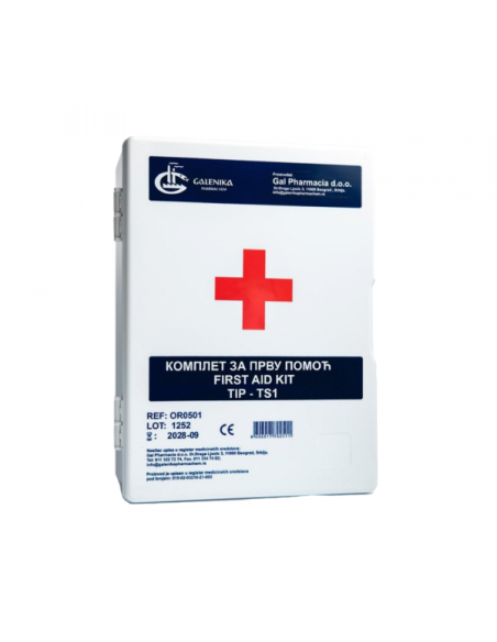 Ormarić prva pomoć komplet TS1 Ormarić prva pomoć komplet TS1