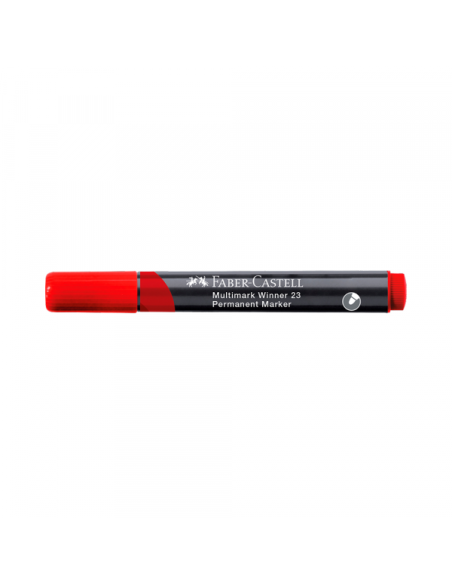 Permanent Marker Faber Castell Winner crveni obli 453323