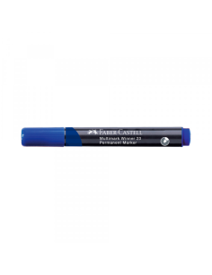 Permanent Marker Faber Castell Winner plavi obli 453353