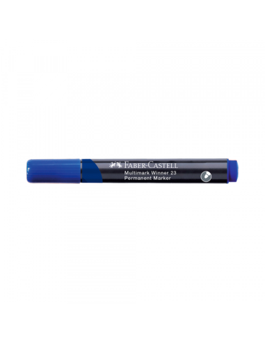Permanent Marker Faber Castell Winner plavi obli 453353