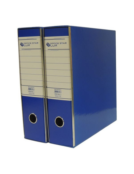 Registrator A4 sa metalnim ojačanjem plastificiran plavi široki