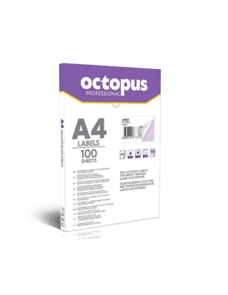 Nalepnice Octopus A4/65 38,1x21,2 1/500 UNL-2512 Nalepnice Octopus A4/65 38,1x21,2 1/500 UNL-2512