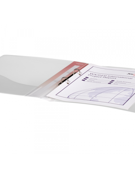 Klaser PVC Snopake A4 2 prstena 15mm, Superline Clear Klaser PVC Snopake A4 2 prstena 15mm, Superline Clear