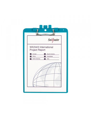 Podloga za pisanje PVC A4 Snopake, tirkiz