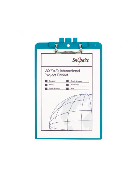 Podloga za pisanje PVC A4 Snopake, tirkiz Podloga za pisanje PVC A4 Snopake, tirkiz