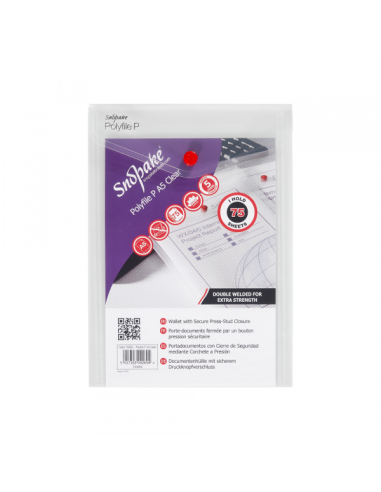 Fascikla pismo (uspravna) A5 Snopake Superline Clear