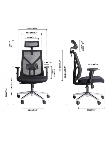 Ergonomska kancelarijska stolica UGD Aura D32 Ergonomska kancelarijska stolica UGD Aura D32