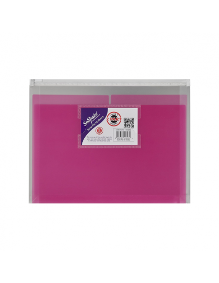 Fascikla sa zipom i džepom za vizit kartu Snopake Sorta A5 Fascikla sa zipom i džepom za vizit kartu Snopake Sorta A5