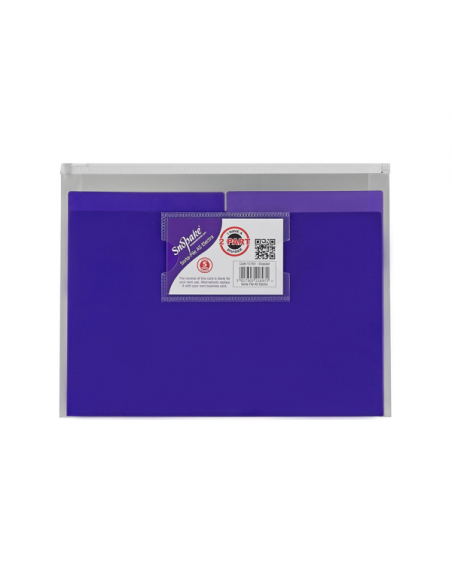 Fascikla sa zipom i džepom za vizit kartu Snopake Sorta A5 Fascikla sa zipom i džepom za vizit kartu Snopake Sorta A5