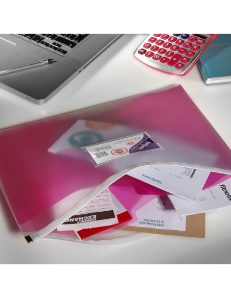 Fascikla sa zipom i džepom za vizit kartu Snopake Sorta A5 Fascikla sa zipom i džepom za vizit kartu Snopake Sorta A5