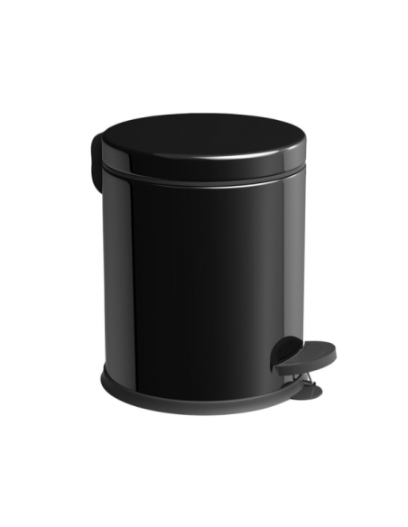 Kanta za otpatke sa pedalom metal CRNA 5 lit (visina 265mm, prečn... Kanta za otpatke sa pedalom metal CRNA 5 lit (visina 265mm, prečn...