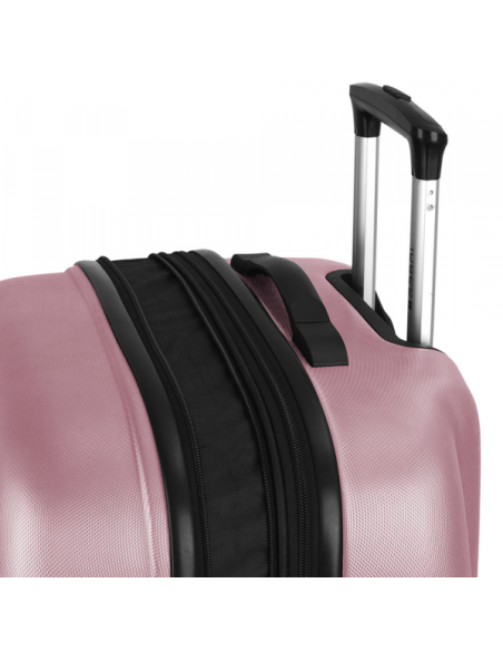 Kofer srednji Gabol 48x67x27 cm ABS 70l-3,7 kg Paradisl pastelno rozi