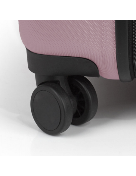 Kofer srednji Gabol 48x67x27 cm ABS 70l-3,7 kg Paradisl pastelno rozi