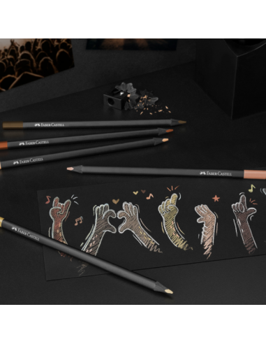 Drvene bojice Faber Castell Black Edition 1/12 116414 SKIN TONE