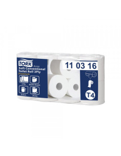 Toalet papir za dispenzer Tork T4 Conventional 250 listića 1/8 110316