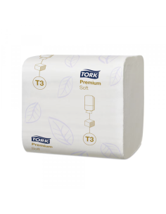 Toalet papir za dispenzer Tork T3 Premium složivi 252 lis 1/30 114273