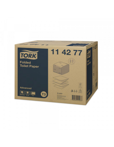 Toalet papir za dispenzer Tork T3 složivi 252 lis 1/36 114277 Toalet papir za dispenzer Tork T3 složivi 252 lis 1/36 114277