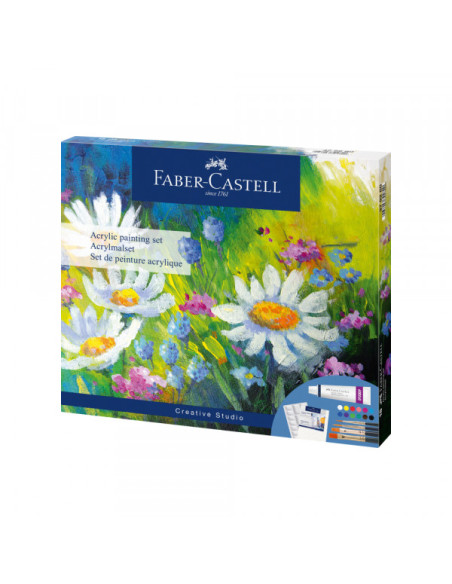 Tempere akrilne Faber Castell 1/18 379280