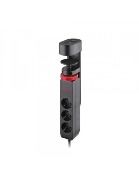 Produžni kabl SL3000 3 utičnice, 1,5m USB A/C, crni Produžni kabl SL3000 3 utičnice, 1,5m USB A/C, crni