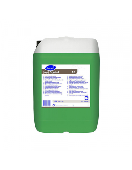 Sredstvo za ispiranje posuđa i čaša Diversey Suma Crystal A8, 20... Sredstvo za ispiranje posuđa i čaša Diversey Suma Crystal A8, 20...