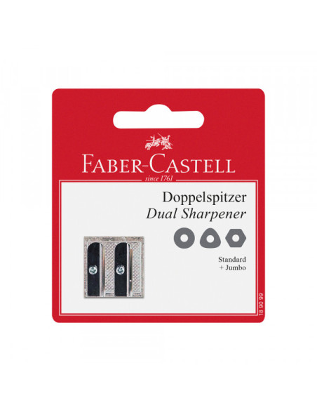 Rezač metalni Faber Castell dupli blister 263314